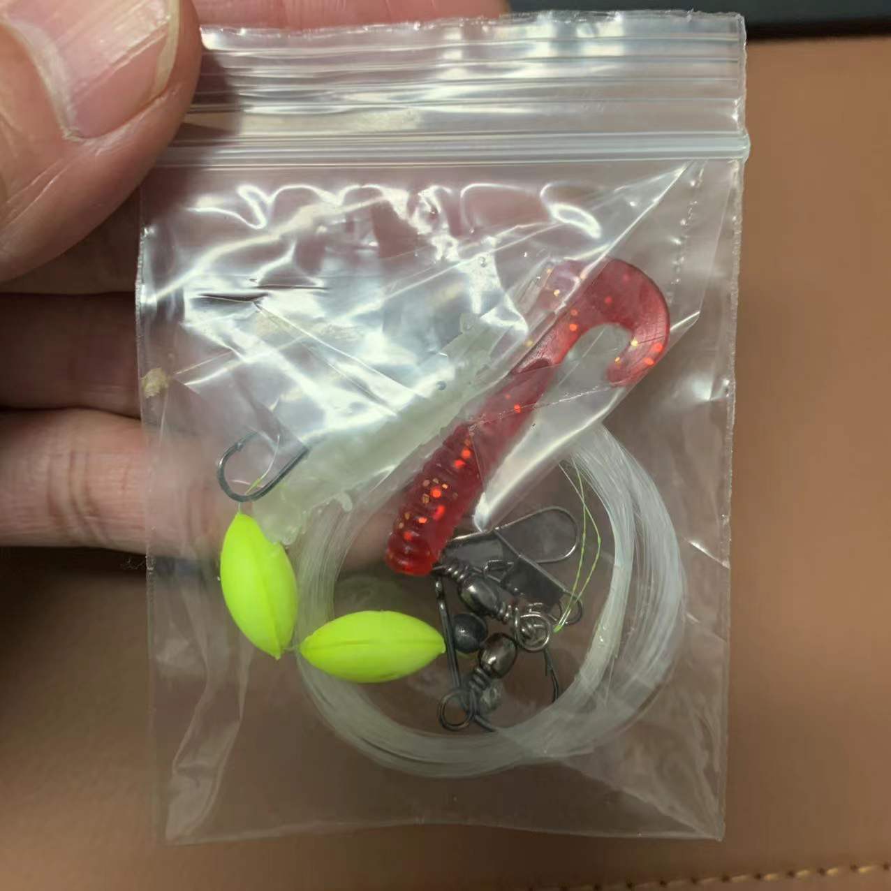 Cross-Border Outdoor Supplies Survival Tool Accessories Fishing Accessories Set Field Survival Fishing Gear Bag Fishing Line Kit