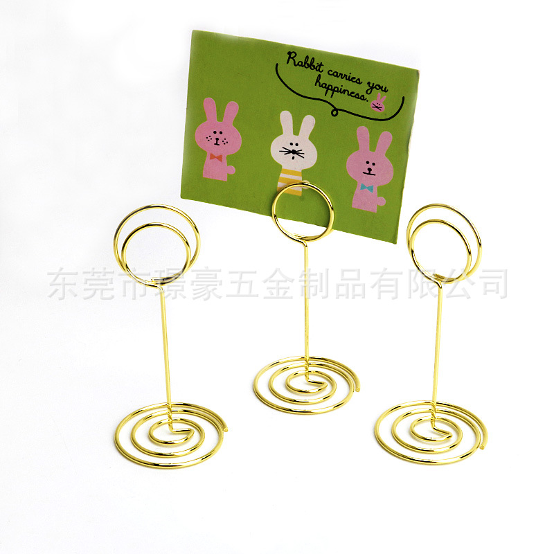 50/85/120/220mm Peacock Round Heart-Shaped Business Card Holder Note Holder Desktop Card Message Holder Cross-Border Ready Stock