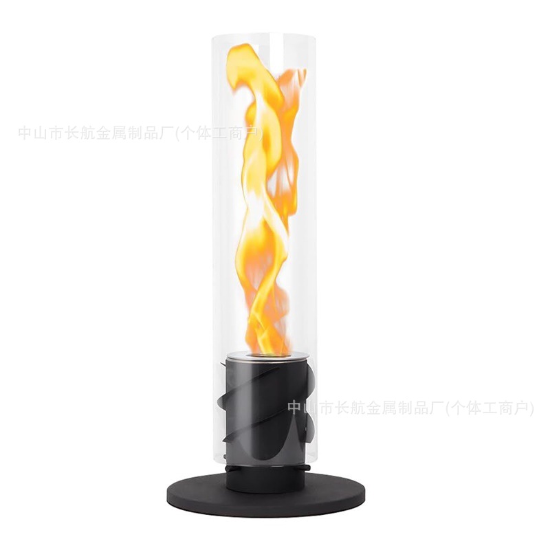 Cyclone Alcohol Small Fireplace Real Fire Indoor and Outdoor Courtyard Desktop Decoration Stove Decoration Heating Ins Popular Ornaments