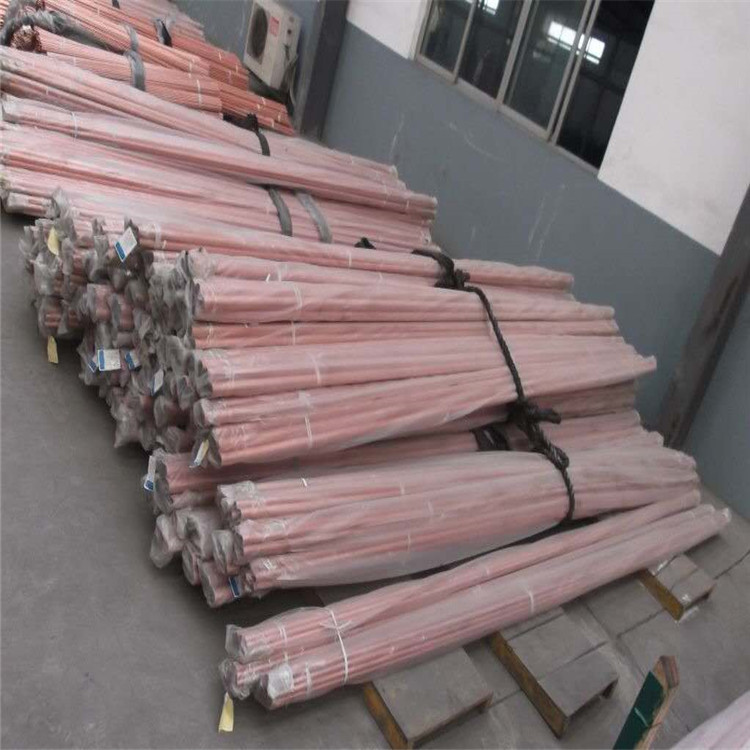 T2 Red Copper Rod Solid Cutting Manufacturer C1100 Red Copper Rod Oxygen-Free Red Copper Rod