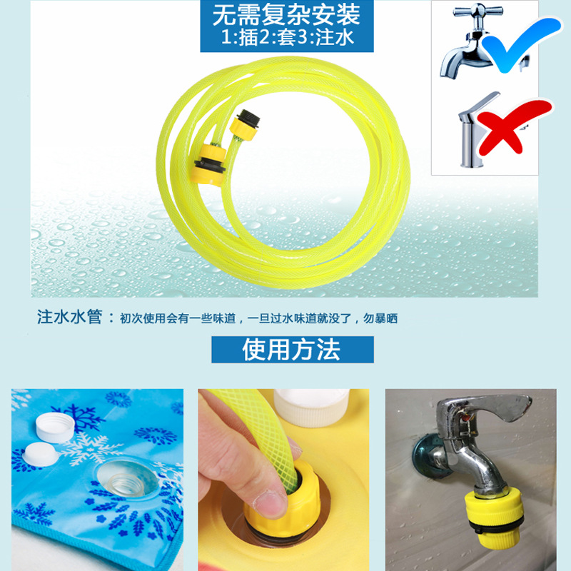 Factory Waterbed Summer Cooling Gel Cushion Water Cushion Ice Cushion Water Mattress Wholesale Pet Ice Cushion Amazon