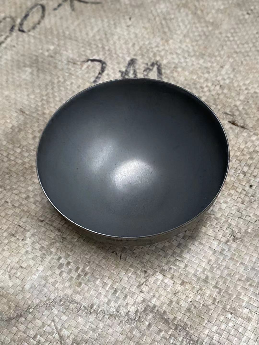 Iron Stamping Accessories/Column Head Semi-Circular Decorative Cover/Round Tube Sealing Piece Semi-Circular Cover Column Head Closing Cover