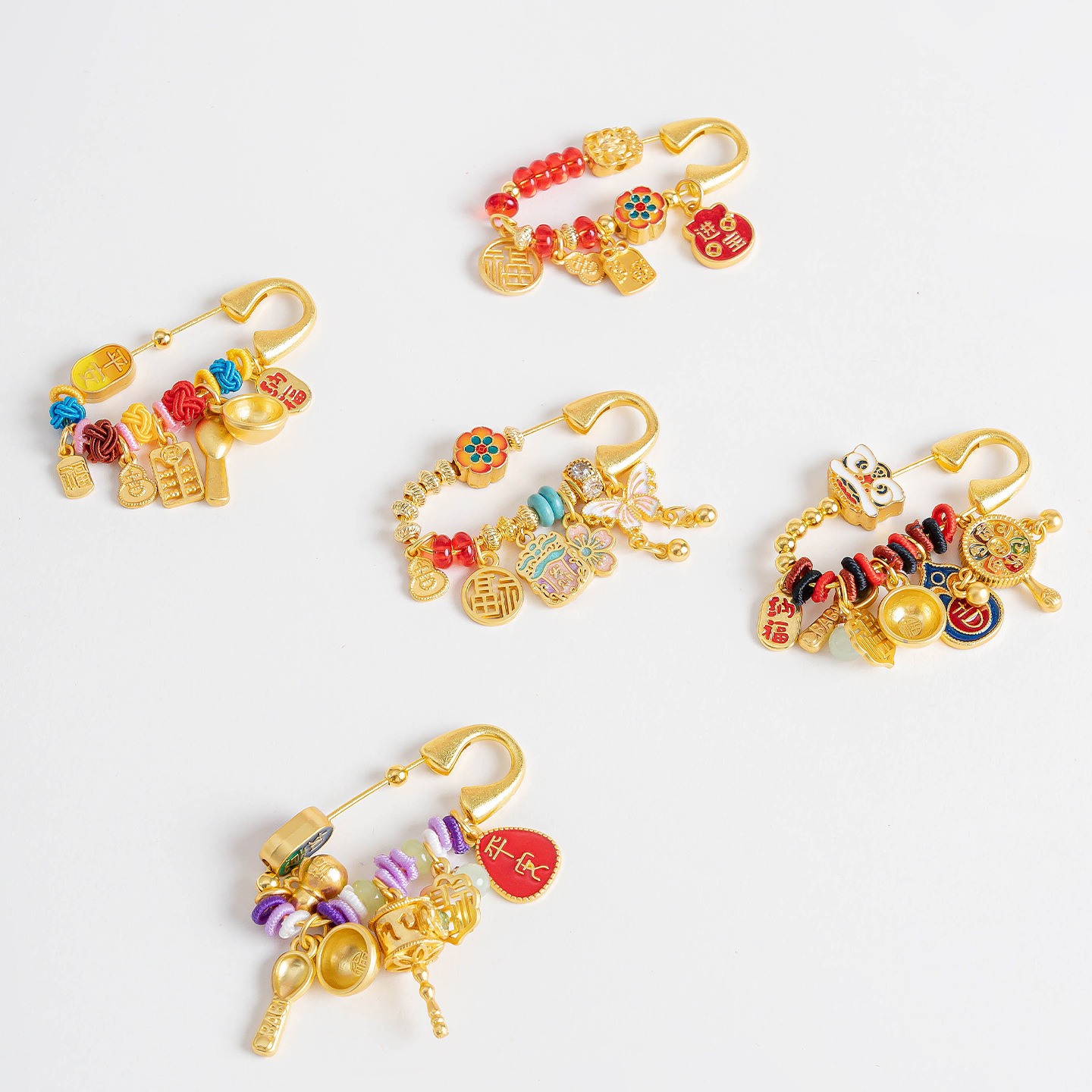 Pregnant Women and Expectant Mothers Should Wear Brooches When Going Out, Baby Brooches, Bag Charms, French Dumpling Bag Charms, Trending Items on Live Broadcasts