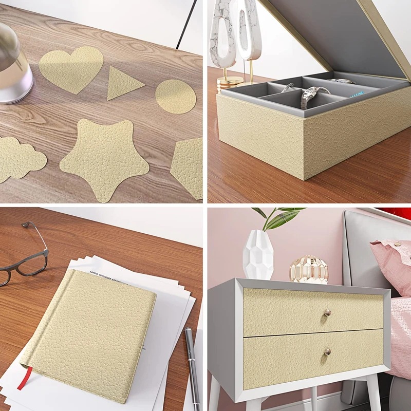 Self-Adhesive Leather Repair Stickers for Furniture, Sofa Seats, Office Chair Stickers, Waterproof Repair Stickers, Matte Multi-Color Optional