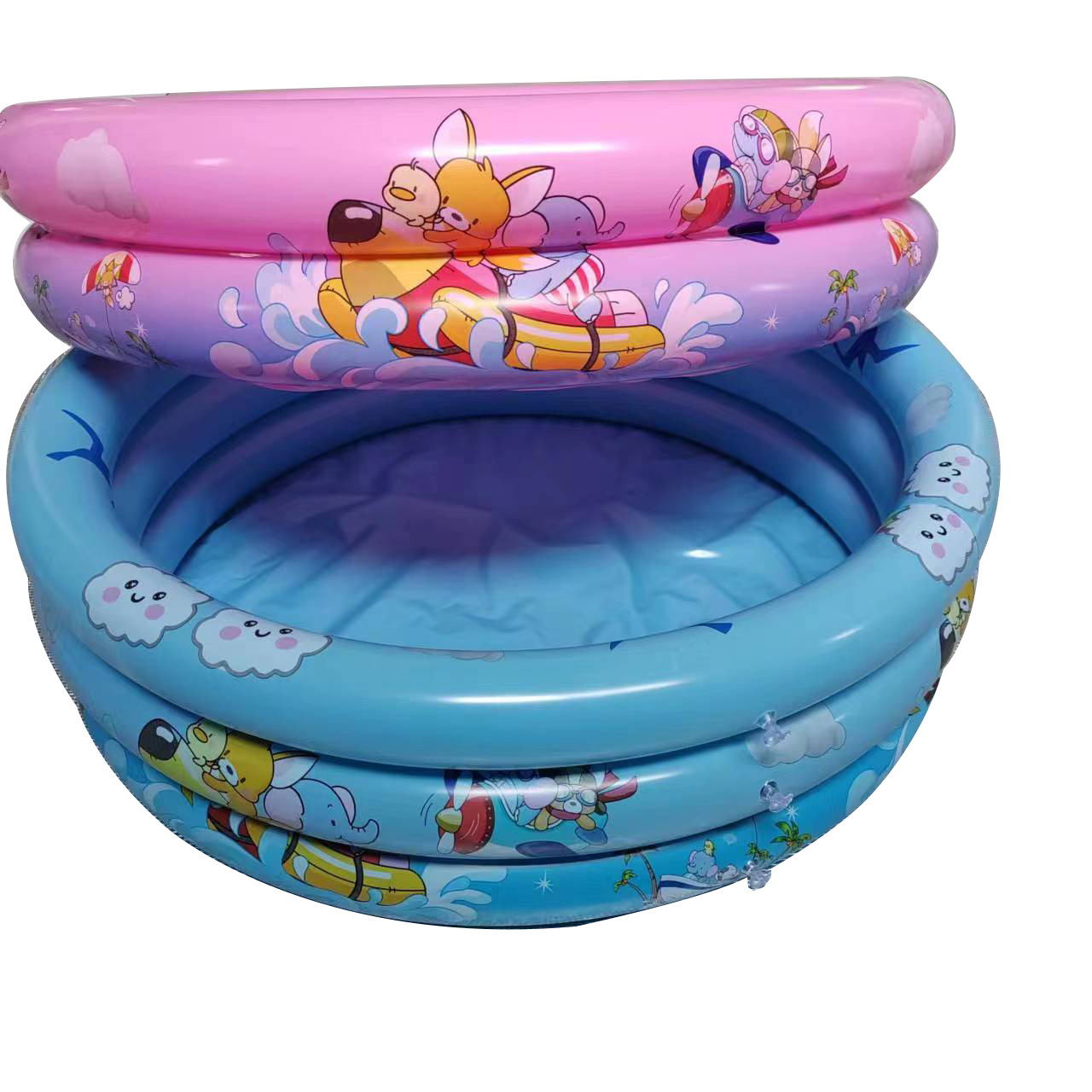 Manufacturers inflatable folding pool New pool fishing round pool children's bath pool environmental protection foreign trade ocean pool