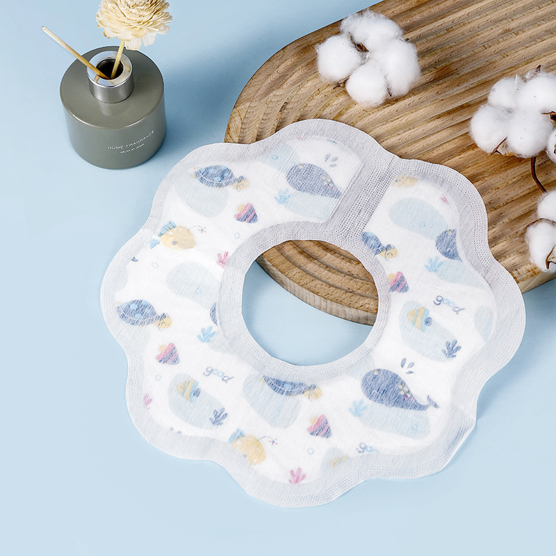 7.1g thickened Disposable bib baby independent pack in stock disposable children's Disposable bib baby bib