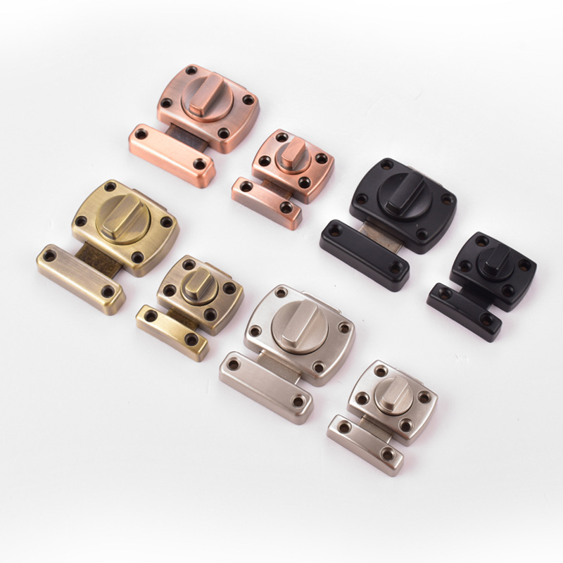 Bolt bathroom door bolt anti-theft door lock bedroom reverse lock artifact buckle buckle safety push-pull open-mounted