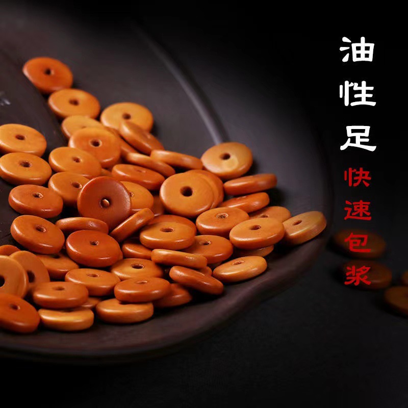 Olive Kernel Spacer Thick Piece Seiko Bead Spacer Bracelet Men's and Women's Cultural Play King Kong Bodhi DIY Accessories Accessories