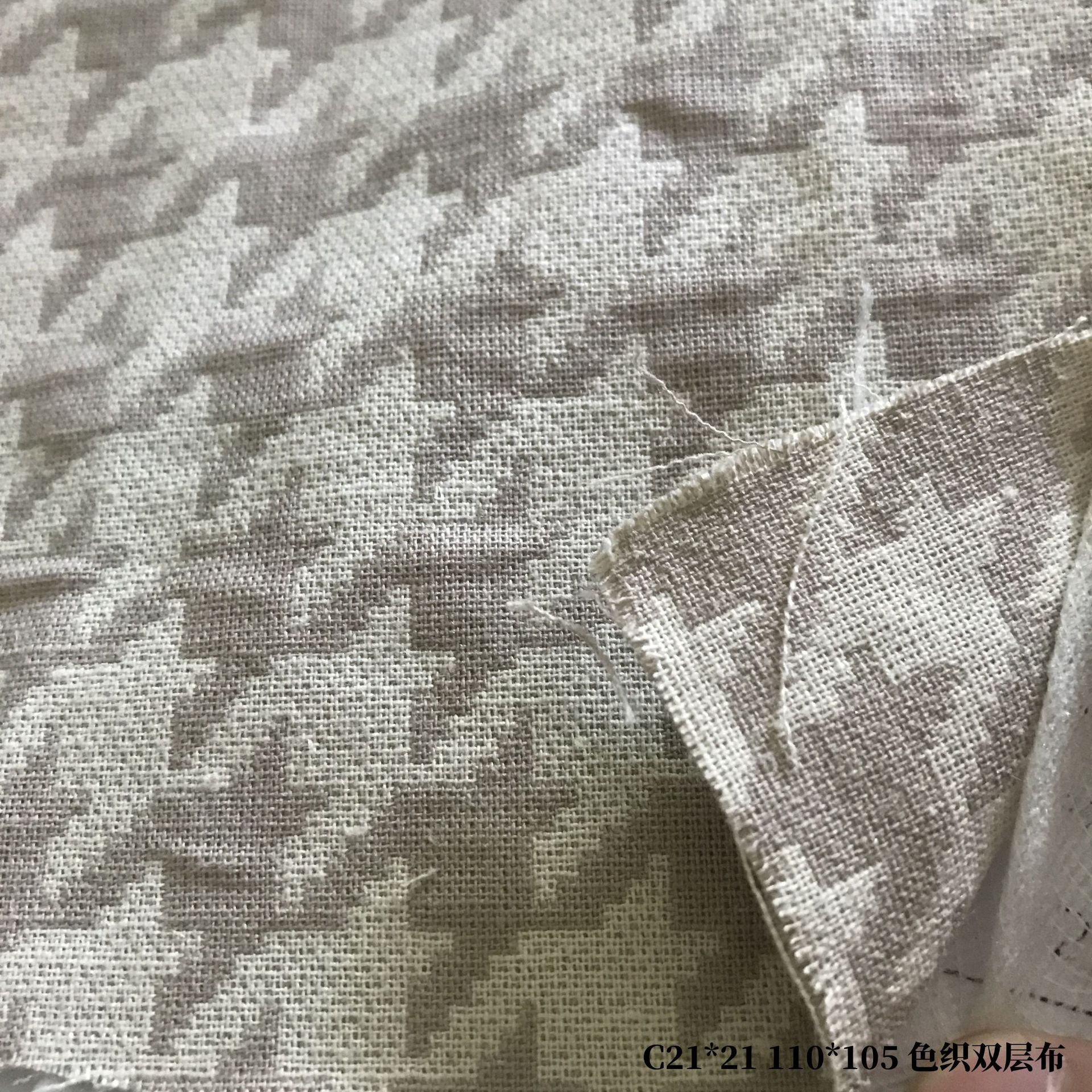 Cotton Linen Gray Cloth Sand Wash Polyester Linen Green Willow Crepe Printed Sticky Linen Cotton Blended Slub Yarn-dyed Oxford Spinning