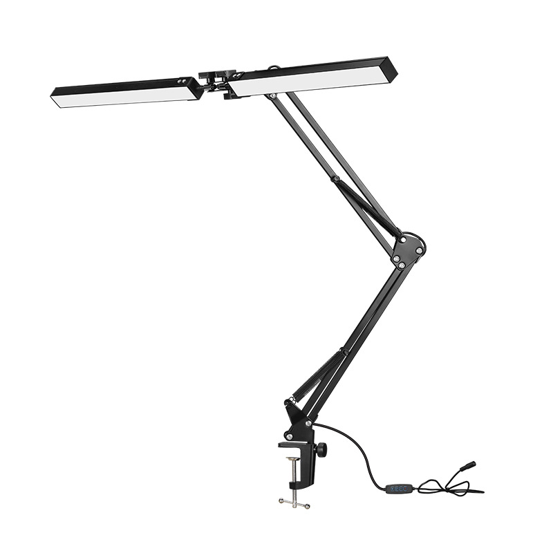 Cross-border LED learning lighting desk reading lamp long arm clip design work computer eye protection Desk Lamp