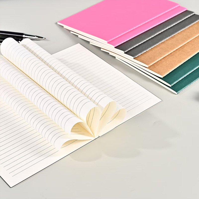 Pocket Book Business Office Notebook Diary Meeting Record Label Notepad Wired logo