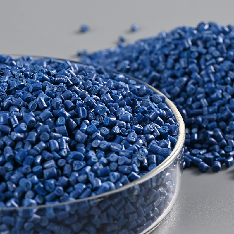 Factory Direct Supply of Pc Medium Blue Masterbatch High-Strength Plastic Products Raw Materials High-Strength Household Appliances Special Raw Materials