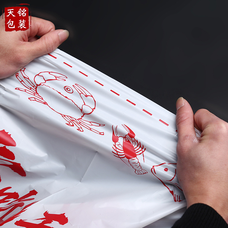 Disposable Plastic Tablecloths Customized for Catering, Lobster Hot Pot, Takeaway, Individually Packaged with Logo Printing, Table Mats and Tablecloths Customized