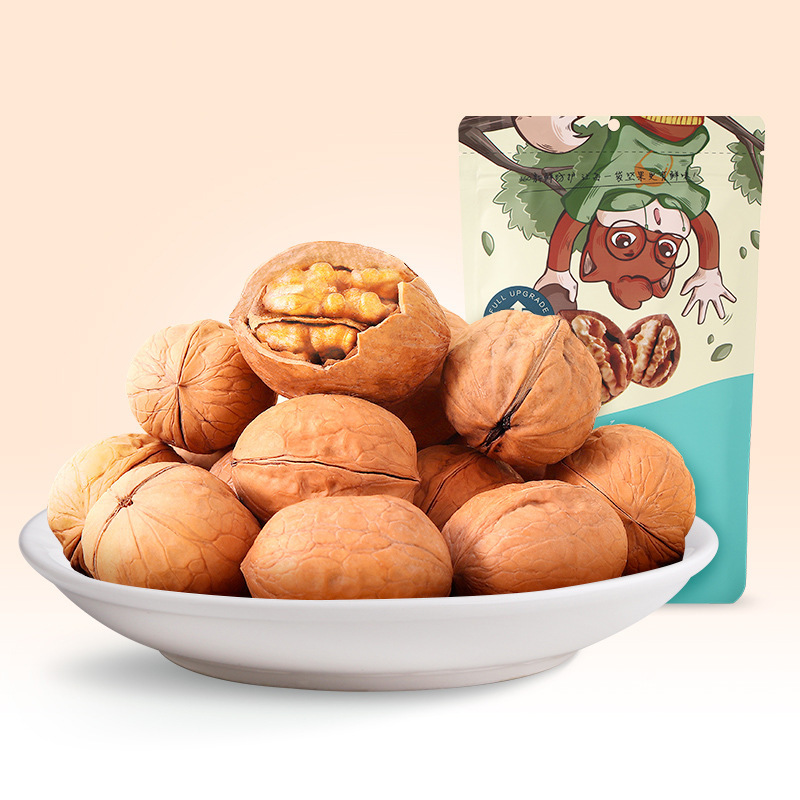 [Three Squirrels Paper Walnut 120g] Daily Snack Nuts Fried Special Dried Fruit Thin Walnut