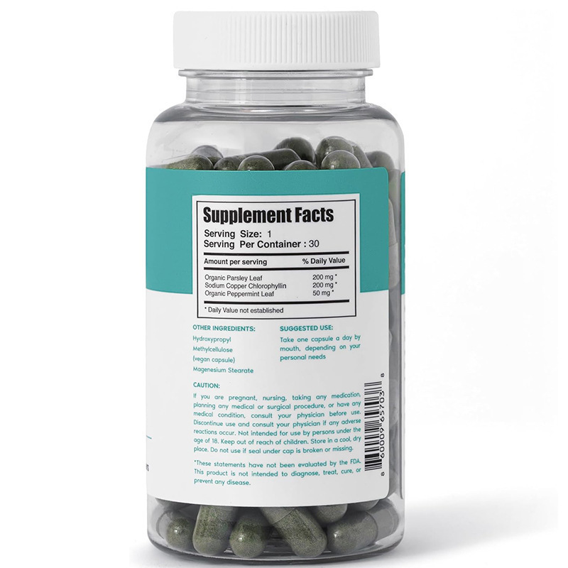 Source manufacturer chlorophyll capsule Chlorophyll Capsules cross-border support OE M
