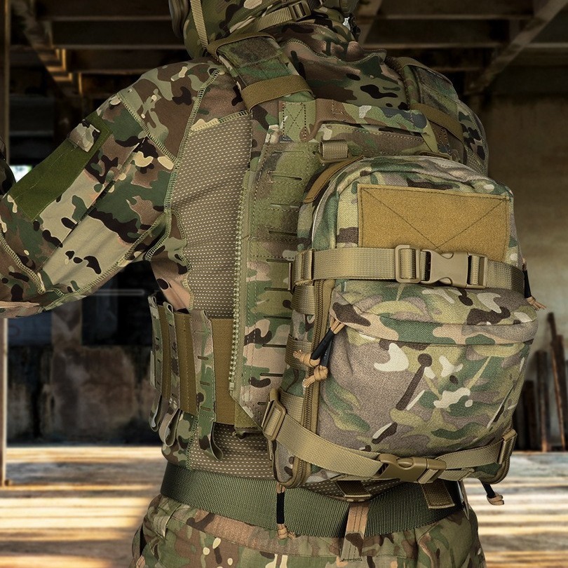 Cross-Border Hot-Selling Outdoor Tactical Military Fan Water Bag Bag Lightweight Vest Water Belt Backpack Molle Accessory Water Bag Backpack