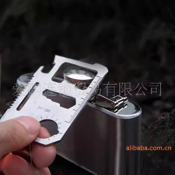 Manufacturers wholesale Swiss life card multi-function tool card large military knife card can be printed logo