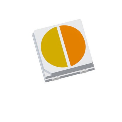 3030 double color 0.5W3V6V9V18V Sanan chip 3030 white warm double color LED lamp bead 3030 white yellow 1W