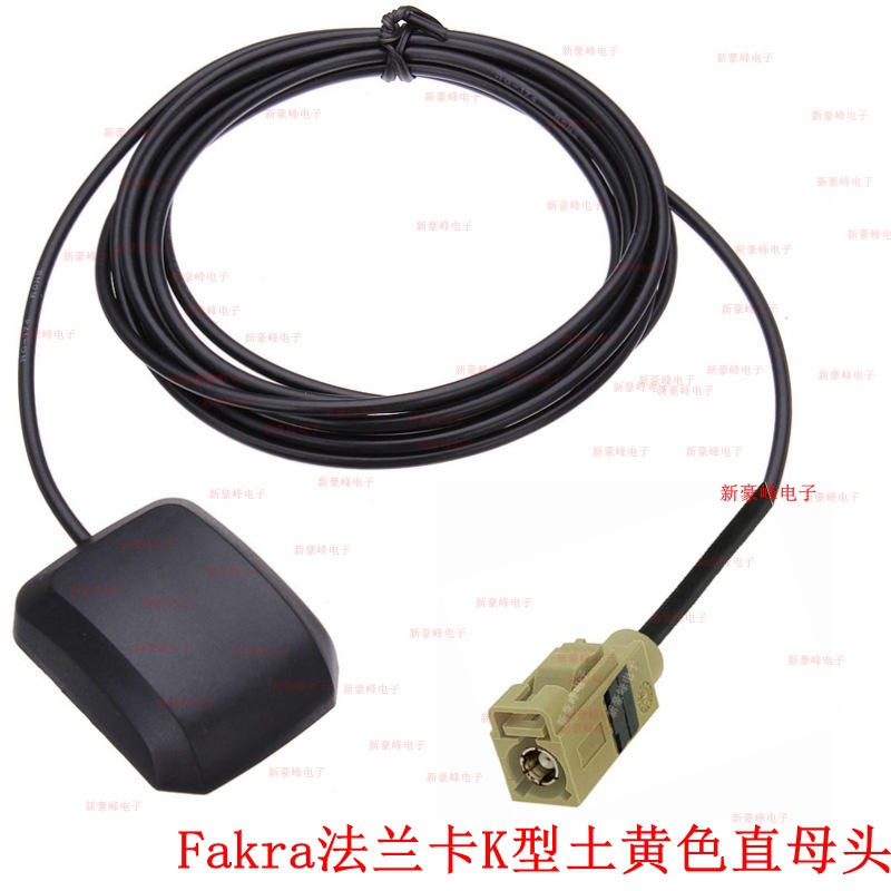Новый продукт Fakra K-Type хаки, прямой разъем Smb для автомобильного DVD навигации GPS с усилителем и спутниковой антенной
