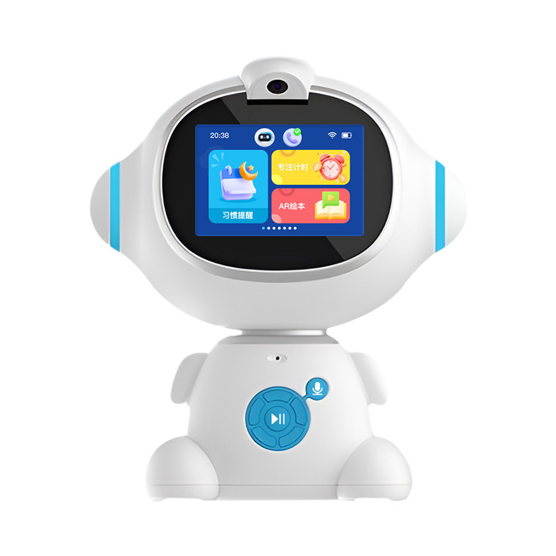 Ai Intelligent Robot Children's Interactive Chat Android Version with Screen Listening to Music Storytelling Enlightenment Early Education Robot