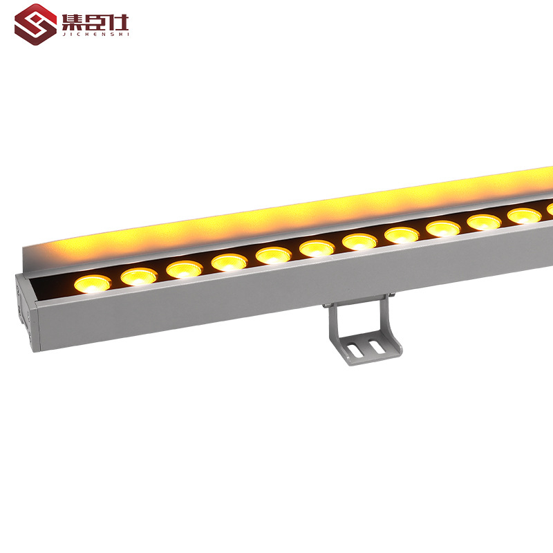 Led outdoor wall washer lamp DMX512 lighting engineering linear lamp 18W exterior wall colorful low voltage 24Vrgb line lamp