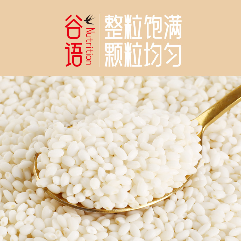 Customized Glutinous Rice 250g Vacuum Packaging New Rice Round Glutinous Rice Grains Glutinous Rice Oem Oem Processing