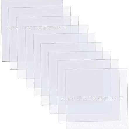 Labeling generation hair 10 pieces of 12 inch 10 mil blank template material A4 Milky White translucent PET square