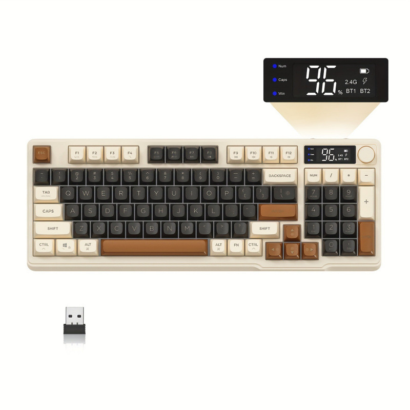 2026 New Cross-Border Dropshipping Film Wireless Gaming Keyboard Silent Cross-Border Keys