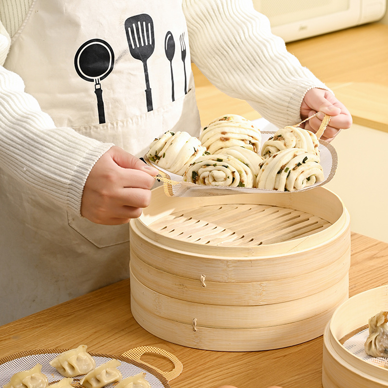 Силиконовая подложка для пароварки, антипригарная, ткань для пара, бумага для пара, подложка для паровых булочек, маленькие паровые булочки, силиконовая ткань для пара