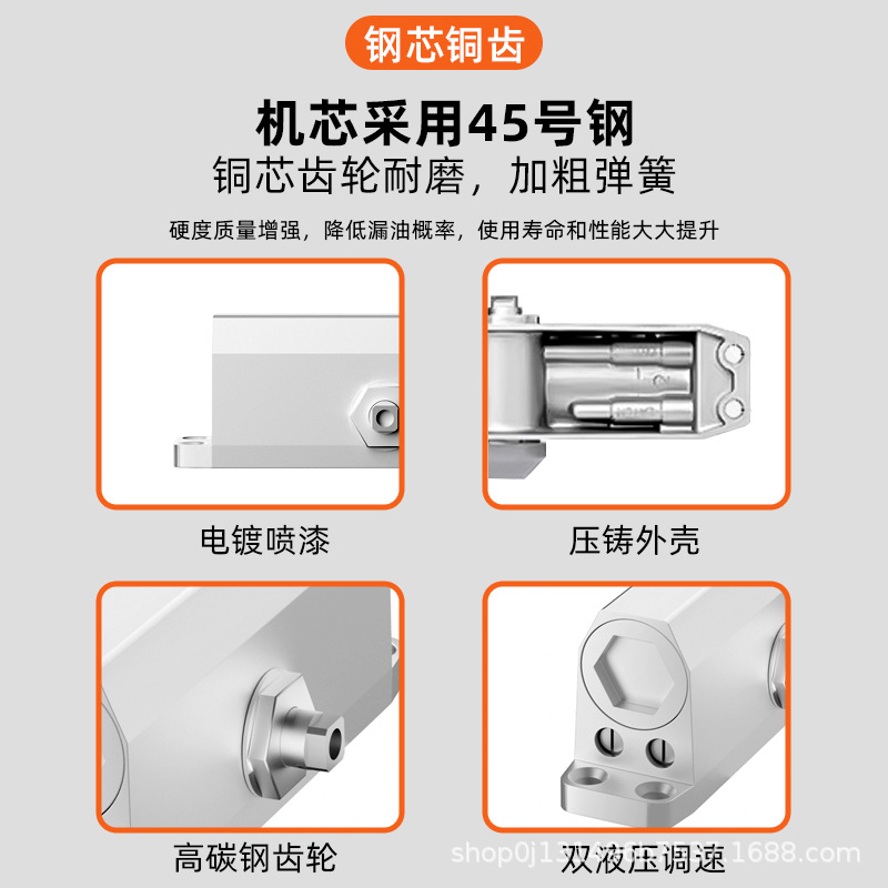 Fire door closer Fire door automatic hydraulic door closer sliding door unit door buffer mute door closer