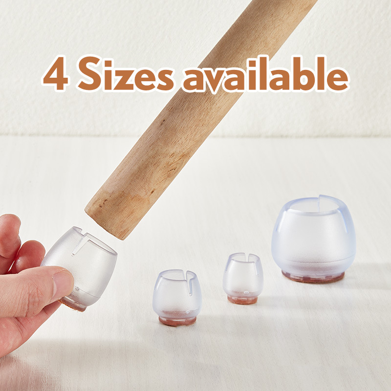 Непромокаемые накладки на ножки столов и стульев, утолщенные износостойкие защитные накладки для ножек стульев и столов, мягкие резиновые накладки против падения