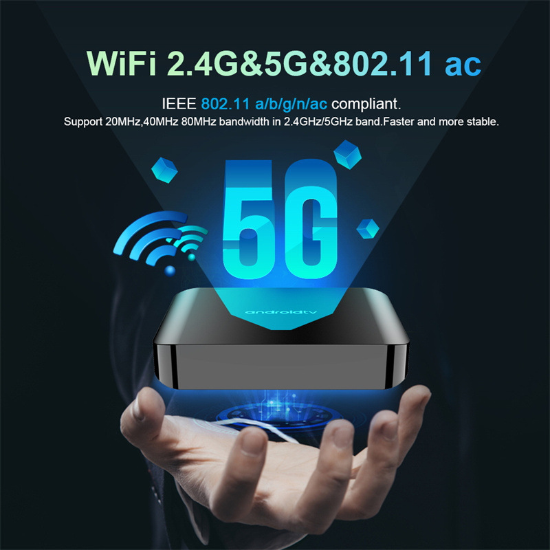 Tv98 Atv Plus Allwinner H313 Set-Top Box Tv Box Player Android 14 4K Cross-Border Tv Box