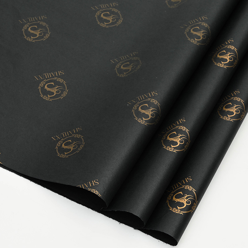 Pear paper printing logo copy paper 17g clothing shoes moisture-proof wrapping paper wax paper Kraft paper