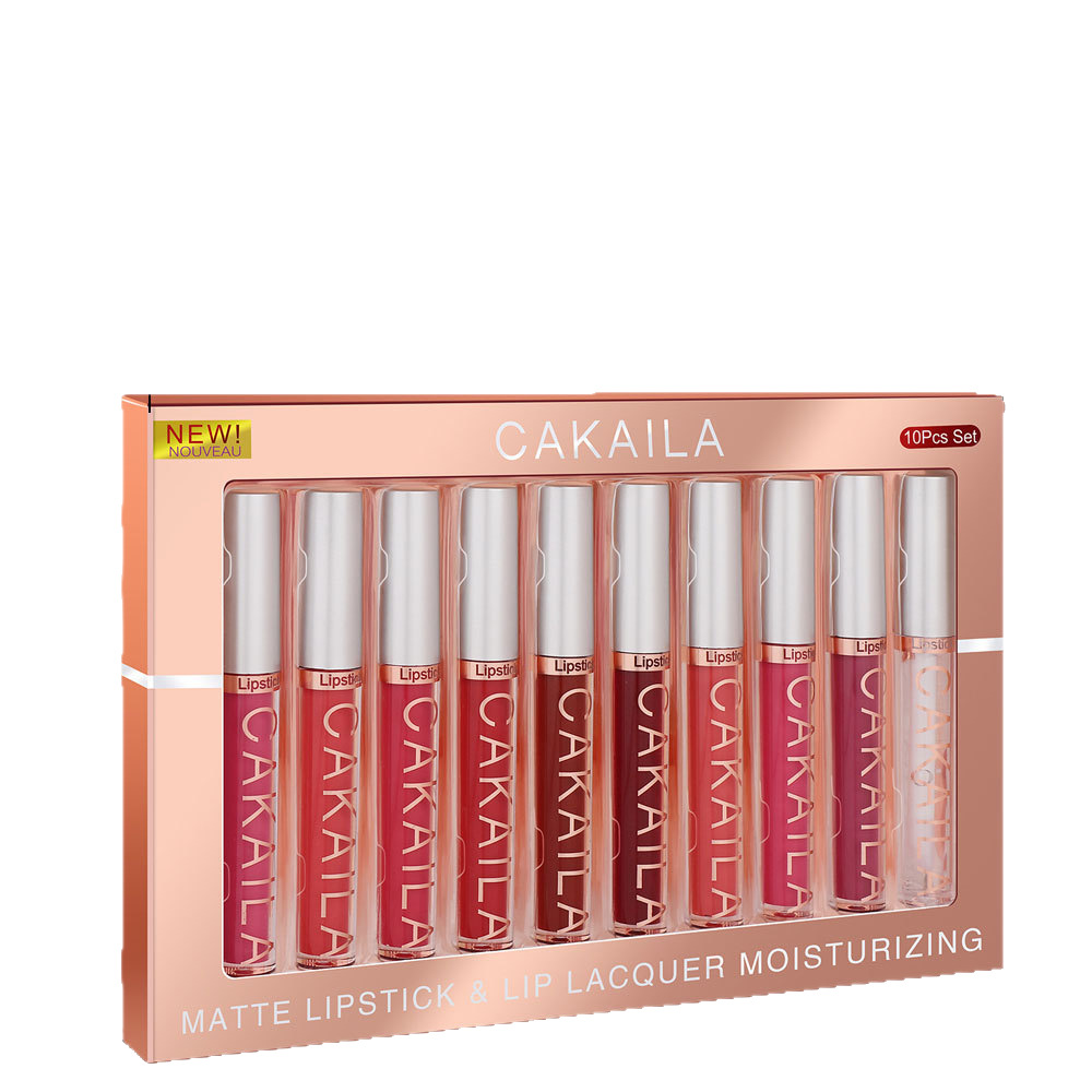 Pay Attention to Check! Link Disclaimer - Exclusively for Export: Cakaila 10-Pack Waterproof Lip Gloss