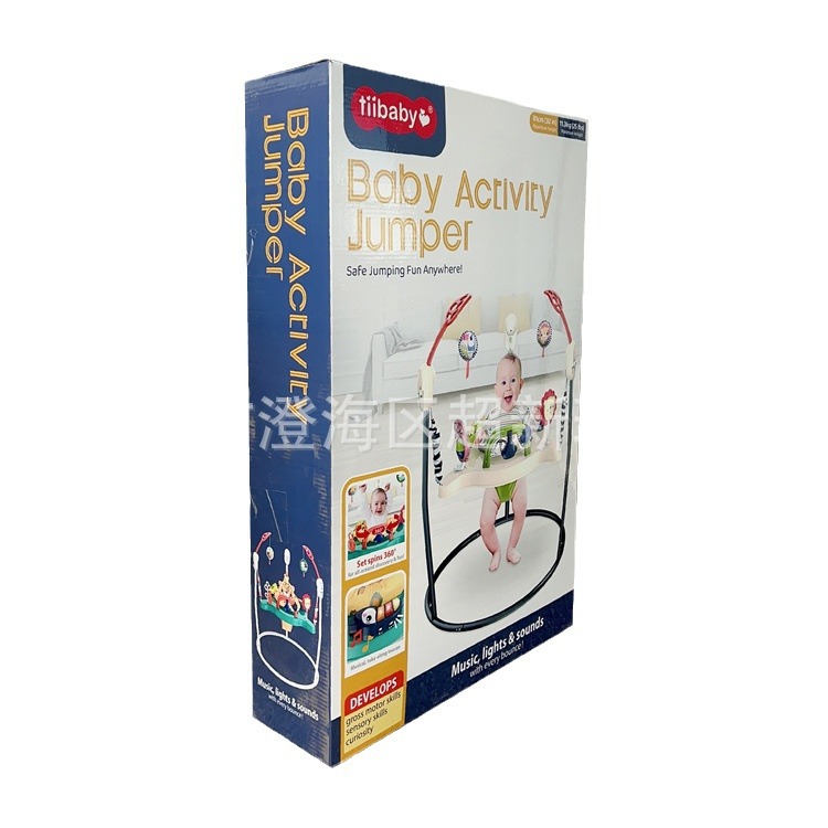 New Baby Electric Swing Jumping Chair Cross-border Foreign Trade Multifunctional Music Light Jumping Chair Baby Jumping Chair