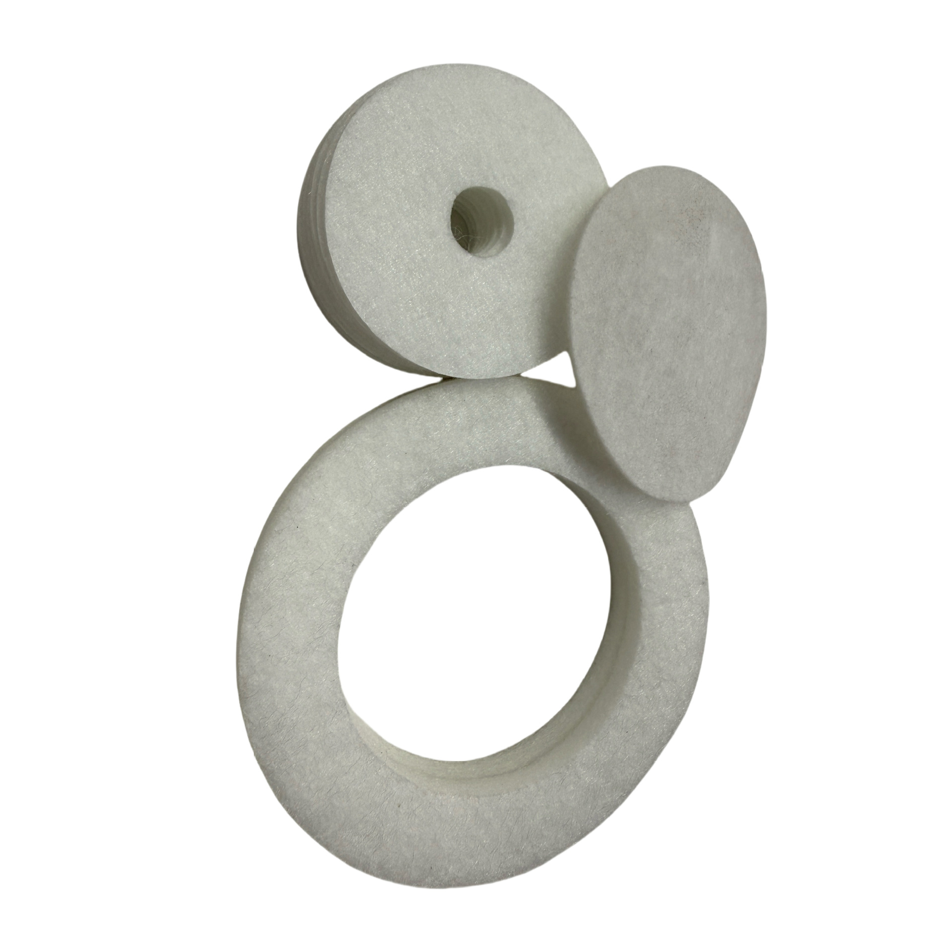 Factory Direct Supply of Filter Non-Woven Disc Filter Element Non-Woven White Purification Filter Element Filter Cloth Sheet Processing and Customization