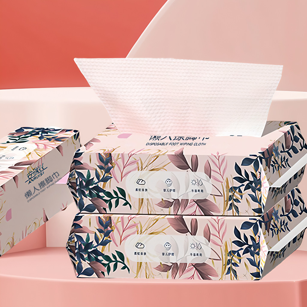 Disposable Foot Wipe Cloth Wet and Dry for Lazy Household Foot Washing Towel Absorbent Foot Bath Wholesale Household Kitchen Rag