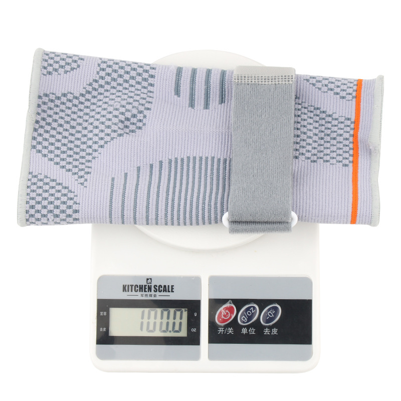 Tennis Basketball 3D Woven Silicone Pressurized Elbow Support Sports Strain Protection Elbow Adjustable Support and Load-Reducing Protective Gear