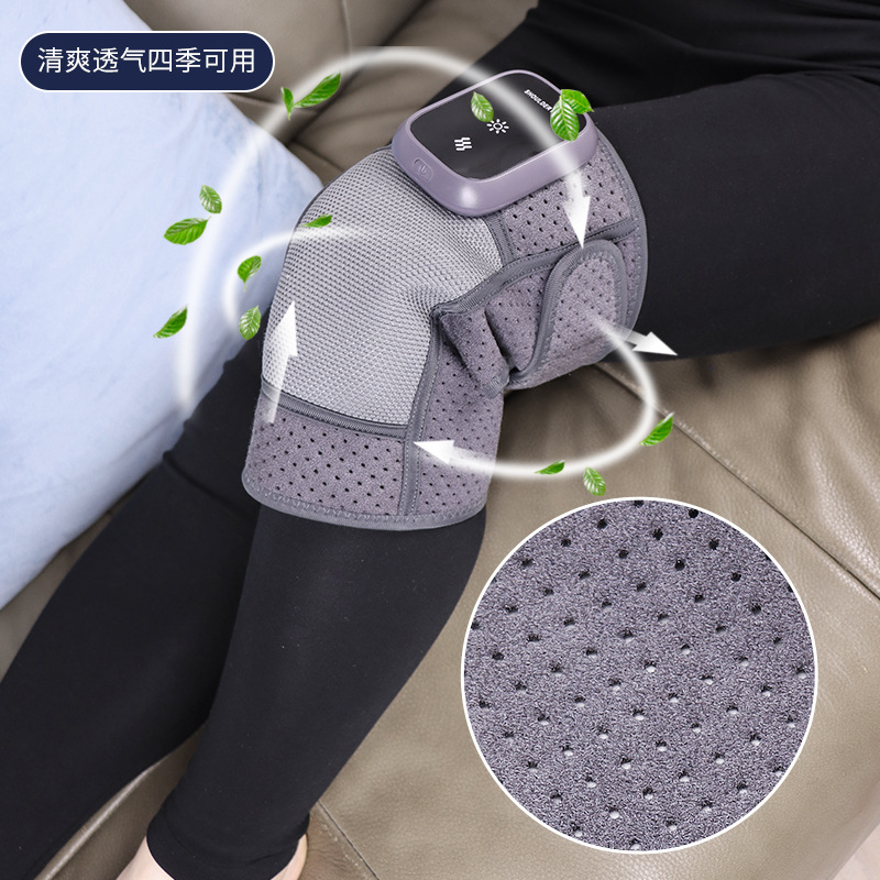 Cross-border electric knee massager electric joint care physiotherapy machine knee pad shoulder elbow massager old cold leg hot compress