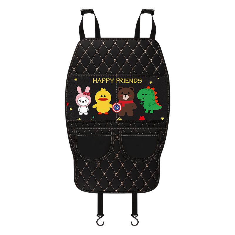 Suitable for Wuling Mini Car Seat Back Anti-Kick Pad, Rear Anti-Dirt Children's Cartoon Car Seat Protector