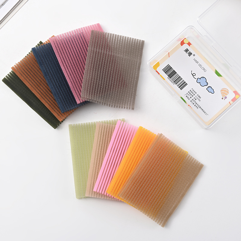 Flip boxed bangs stickers female sticky hair magic stickers broken hair artifact stickers Velcro factory direct wholesale