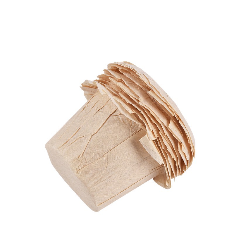 Wood Color Disposable Coffee Machine Filter Paper Holder Coffee Capsule Powder Filter Paper Cup Kcup Filter Cup