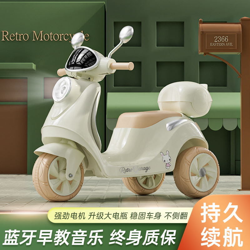 Manufacturers in stock tricycle boys and girls car children can sit people rechargeable remote control toy car children's electric motorcycle
