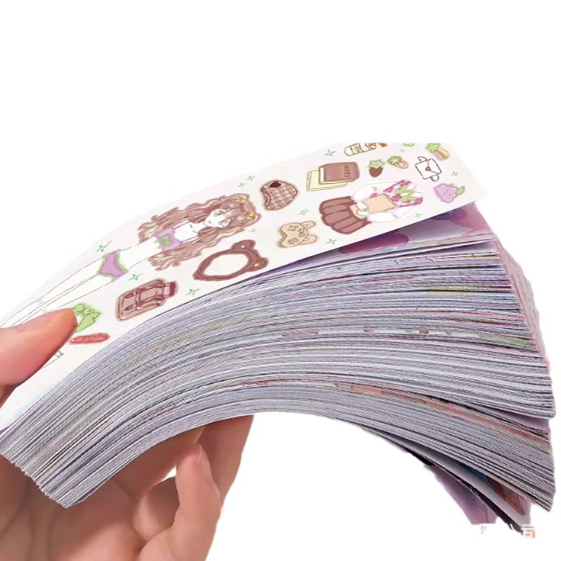 Beautiful Princess Dress Up Sticker Girl Children's Cute Cartoon Scene Change Decoration Dress Up Show Educational Toy Material