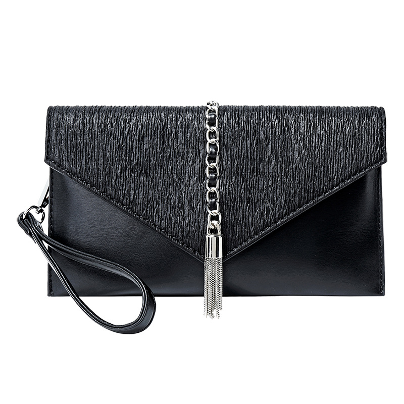 Handbag Women's 2020 Spring and Summer New Fashion Hand-held Small Bag Dress Evening Bag Banquet All-match Tassel Clutch Bag