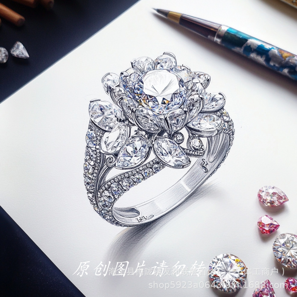 Necklace Custom Jewelry, Custom Rings, Earrings, Bracelets, Jewelry Design, Custom 18K Gold, Pure Silver 925, High-End Customization