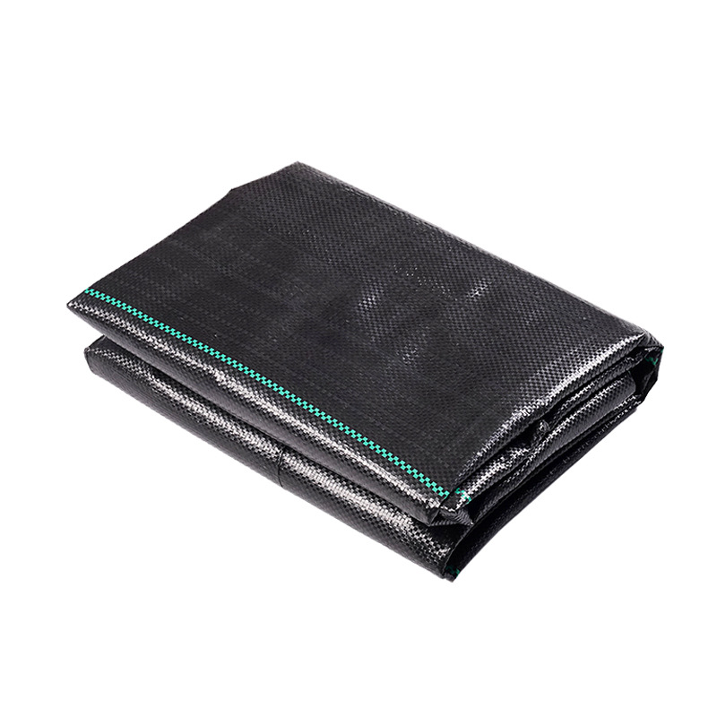 Water-Permeable Weed Control Fabric Wholesale Cross-Border Amazon Greenhouse Agricultural Black Fruit Tree Fabric Gardening Mulch Fabric