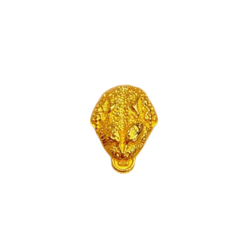 Solid Alloy Small Golden Toad Ornaments New Mini Imitation Gold Beans Cornucopia Filling Decoration Opening Gift