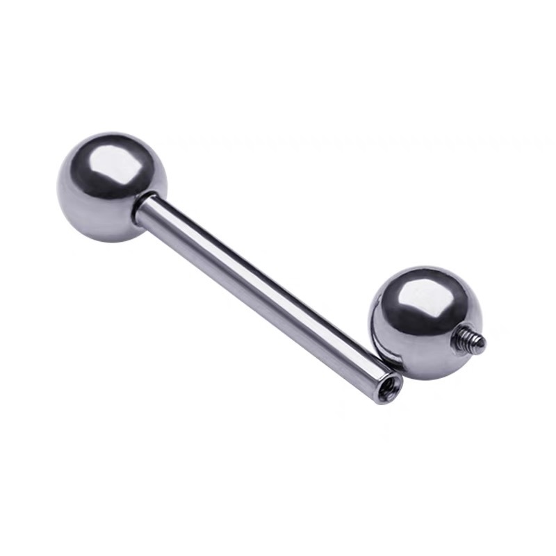 F136 titanium inner tooth tongue nail lip nail ear nail ear bone nail eyebrow nail straight rod G23 titanium alloy puncture accessories