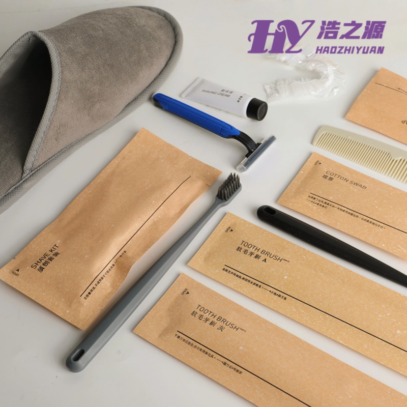 Hotel Disposable Items Toothbrush Comb Home Toiletries Set Sample Slippers Daily Care